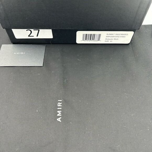 Men’s Amiri Sunset skate low top sneakers size 43 - Picture 7 of 11